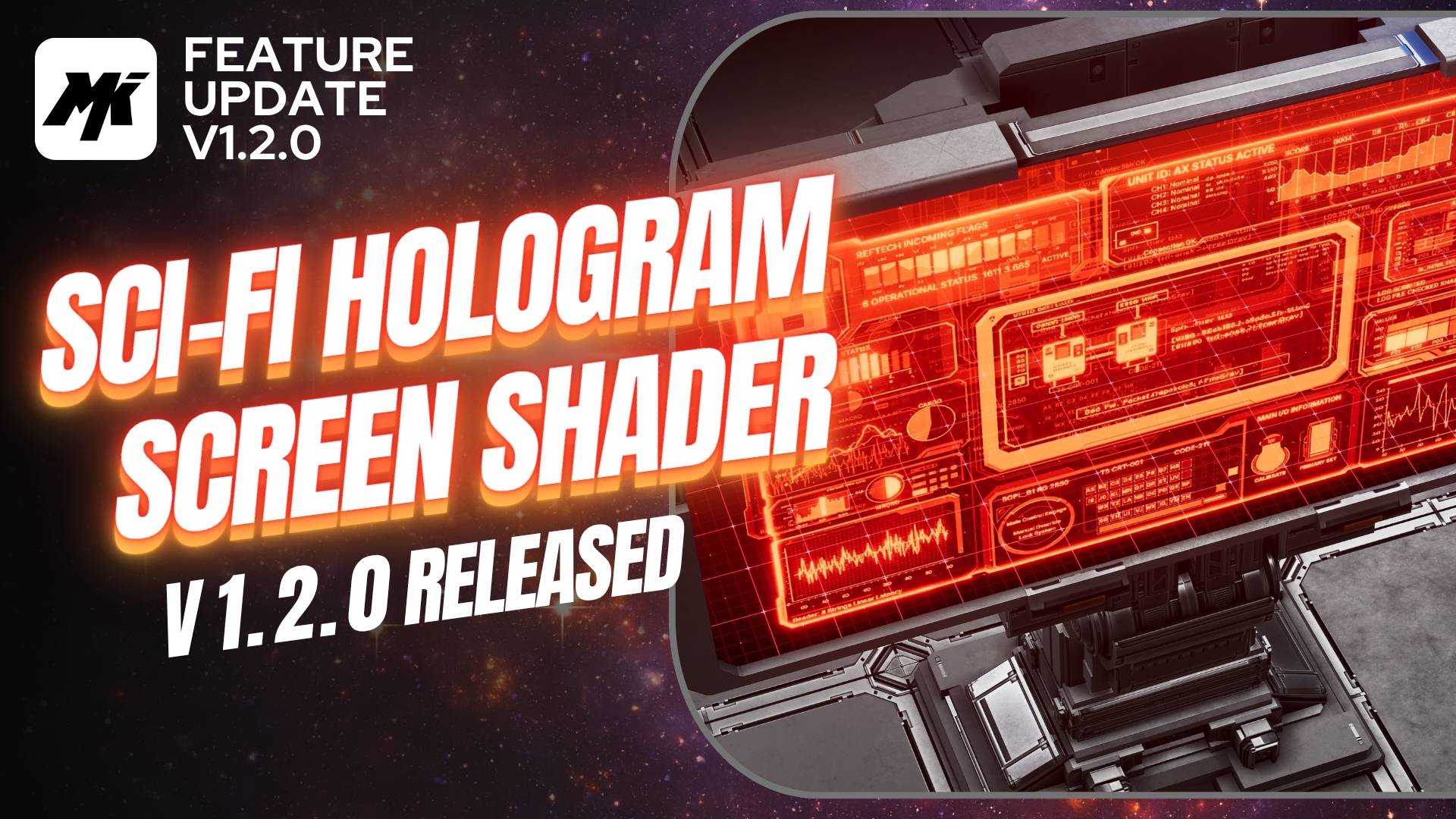 Sci-Fi Hologram Screen Shader