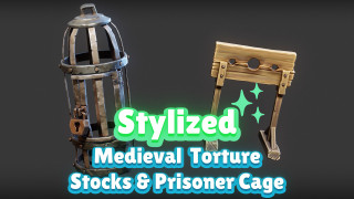 Medieval Torture Stocks & Prisoner Cage