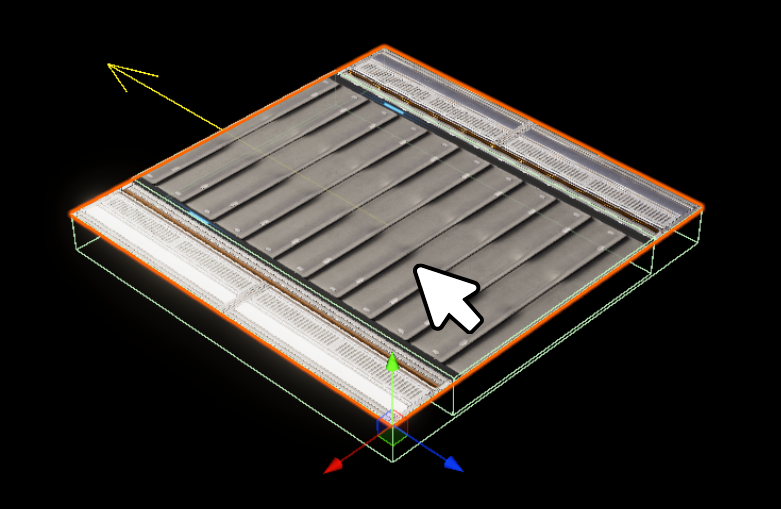 Place conveyor prefab in the scene